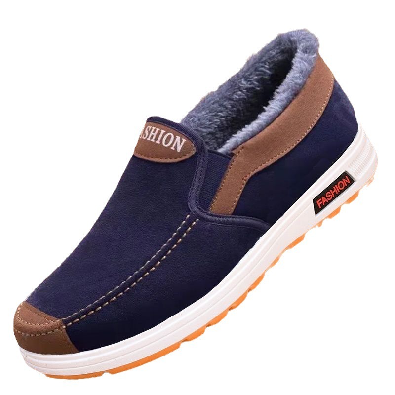 TK Zapatos Para Hombre Talla Grande Loafers Casuales Cómodos Zapatillas Slip on Zapatos Ligeros Vintage Planos De Algodón round Toe Antideslizantes Resistentes Al Agua