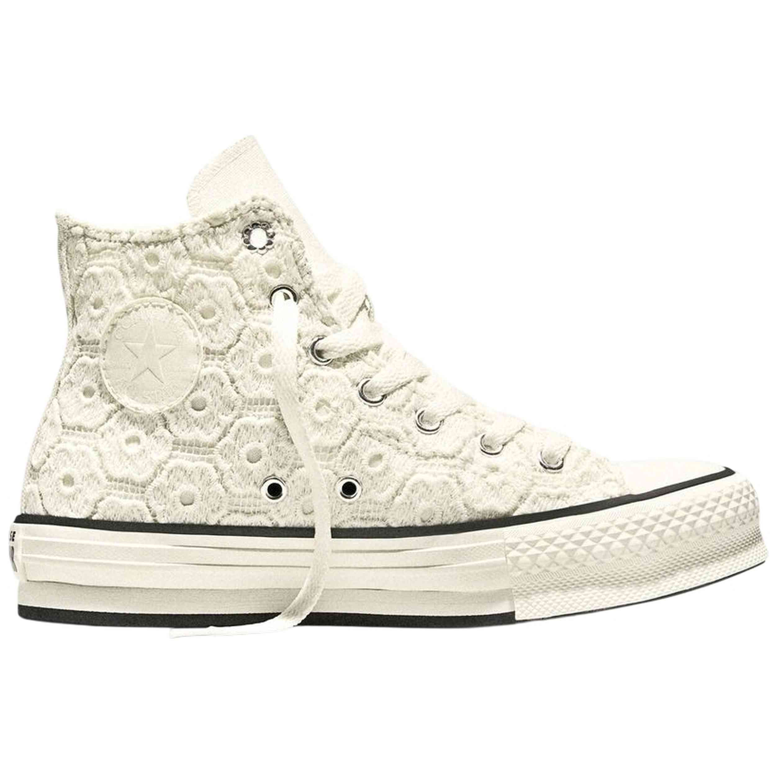 Zapatillas Converse modelo Chuck Taylor All Star EVA Lift para Mujer en color Blanco