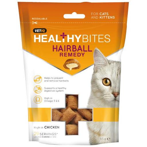 Mark & Chappell Snack Healthy Bites Remedio para Bolas de Pelo - 65 GR