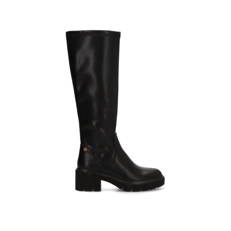 Bota Xti - Mujer - Tacón Medio - Modelo 146357 - Color Negro