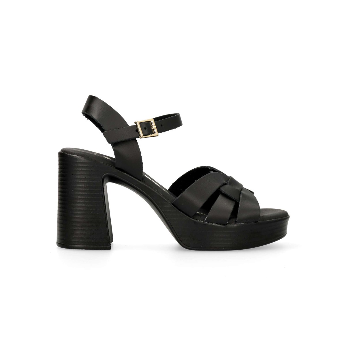 Vanessa Calzados - Sandalias de piel para mujer con tacón alto y plataforma al tono, cómodas y transpirables, hechas en España