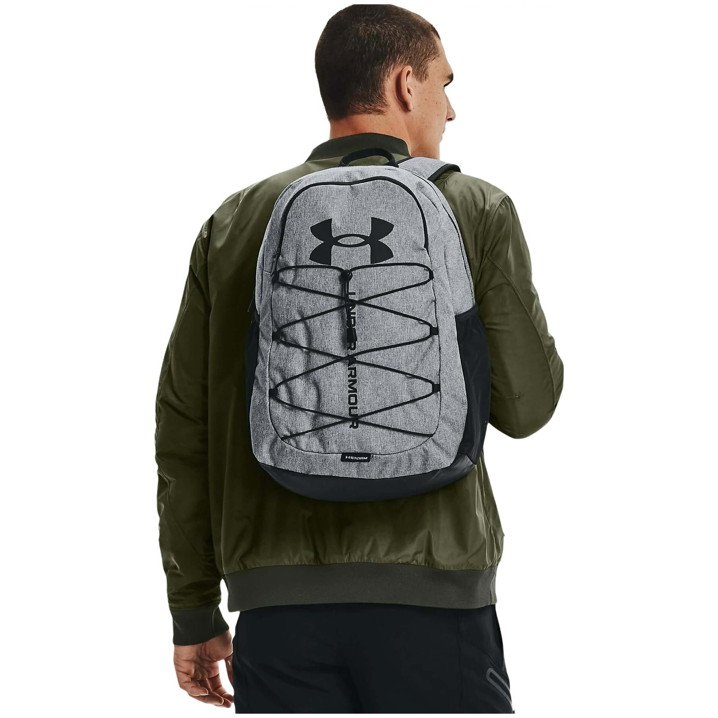 Mochila Under Armour Hustle Sport Gris