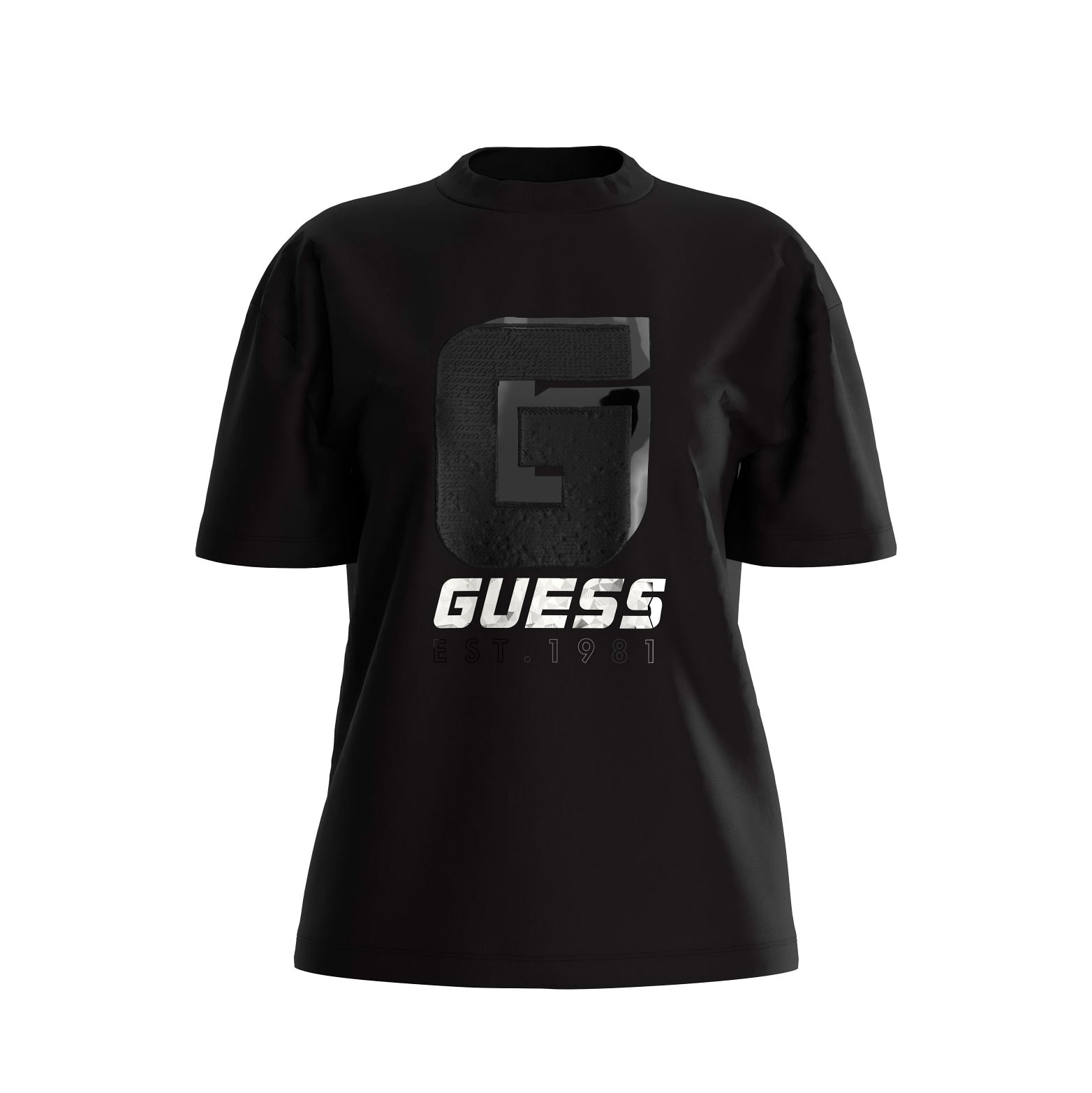 Guess Athleisure Camiseta Negra V4YI07 I3Z14-JBLK , para Mujer