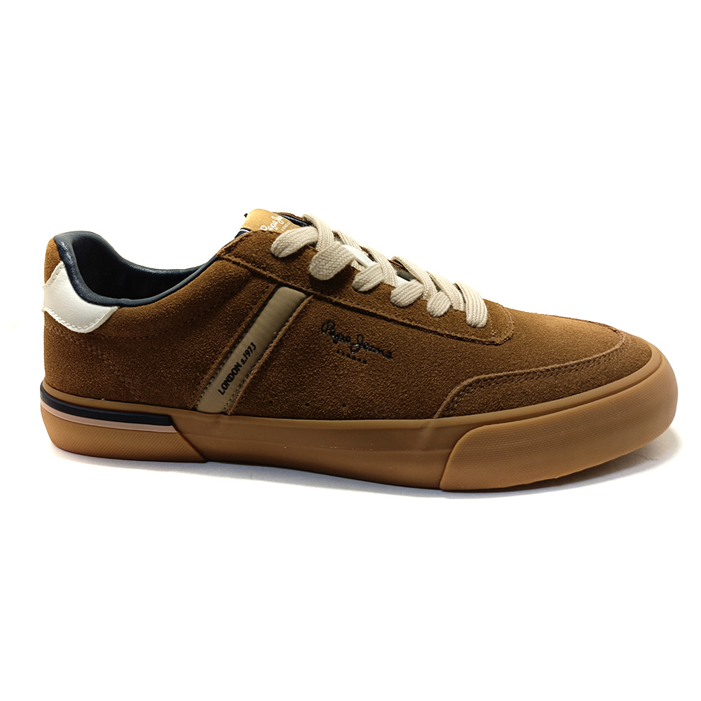 Pepe Jeans Kenton Suede , Sneakers De Cordones , Para Hombre , Color Marron.