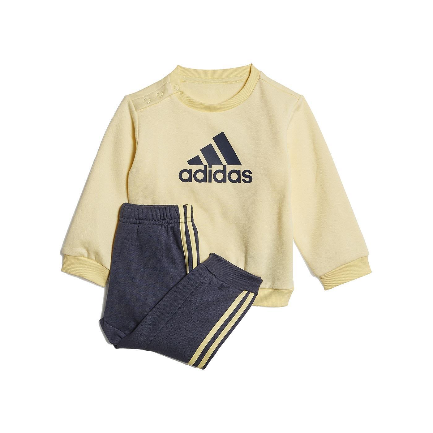 Conjunto Niñ@ adidas Logo Amarillo/Marino