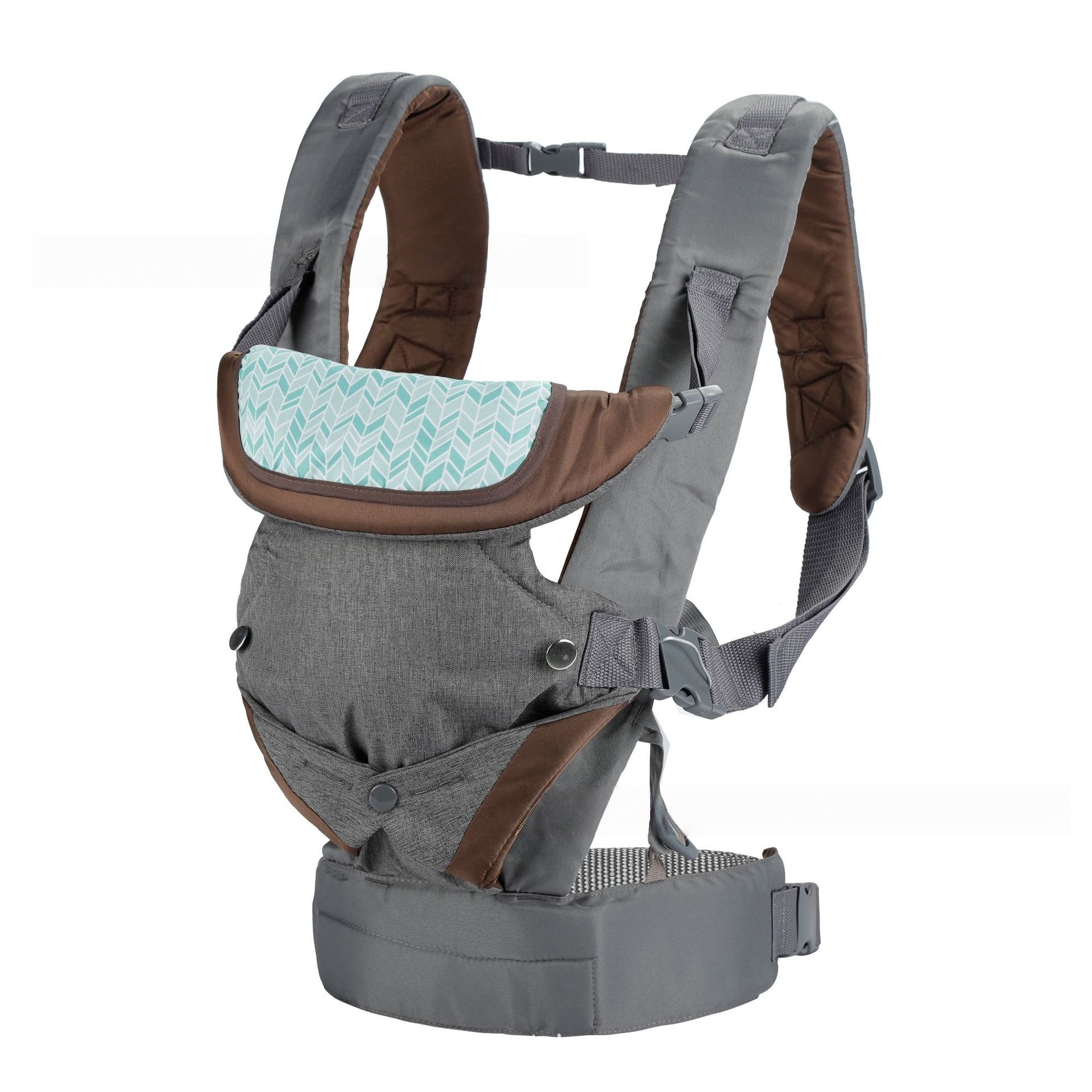 Portabebés 4 en 1 Multifuncional — Mochila Portabebés de Algodón Puro con Asiento de Cadera, Fular Ergonómico para Llevar al Bebé Delante y Detrás, Ideal para Recién Nacidos y Niños Pequeños