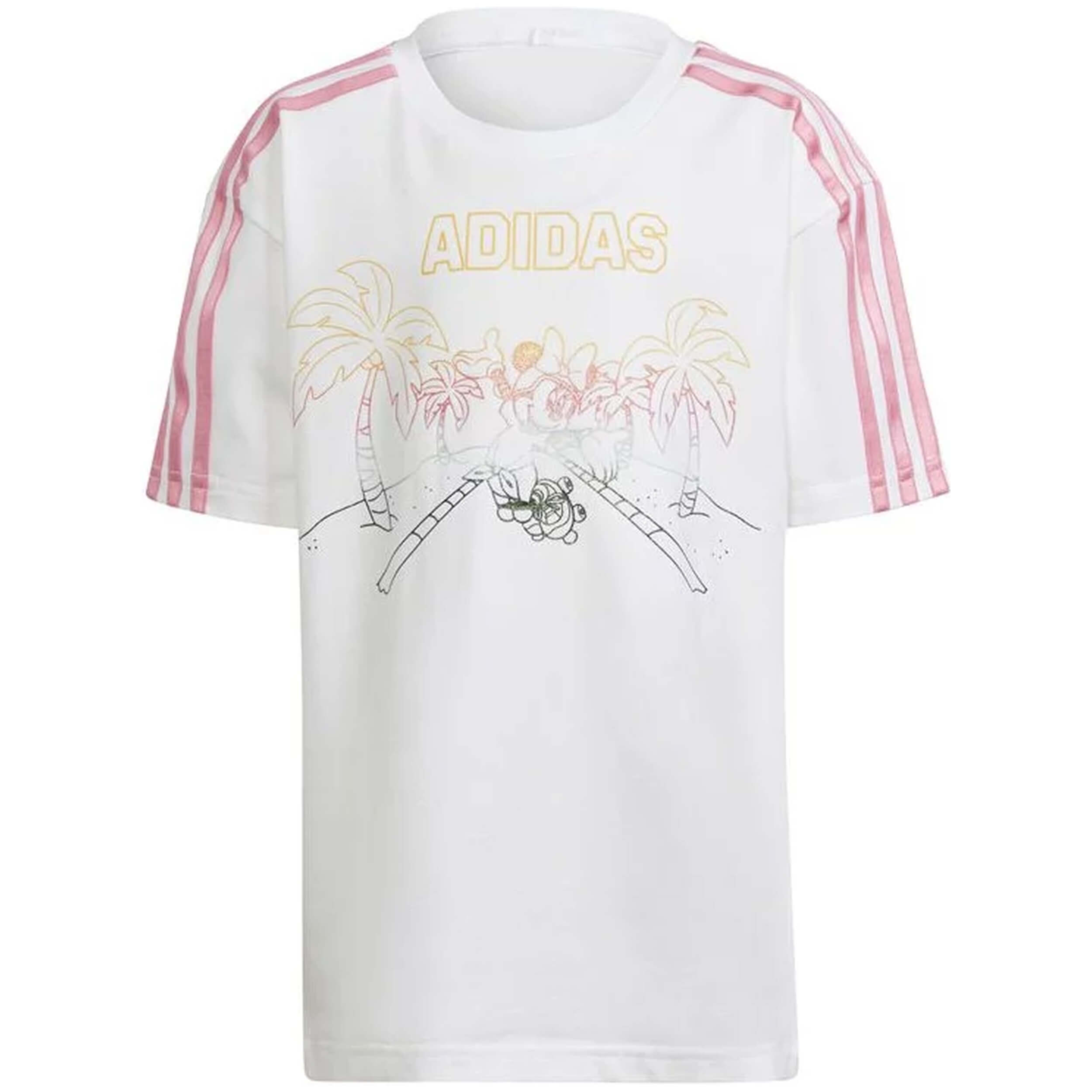 Camisetas De Manga Corta Adidas modelo IN7302 para Niñas en color Blanco
