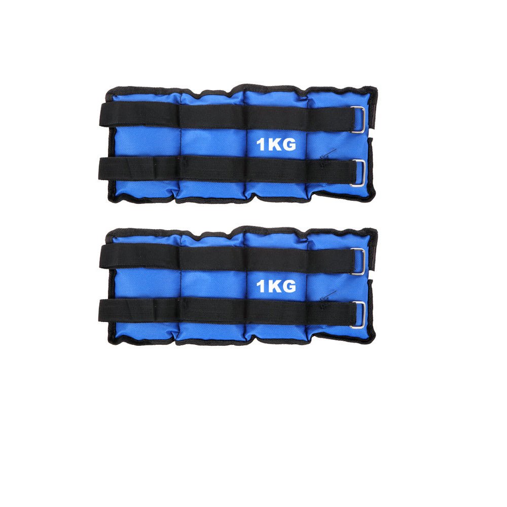 Pesas Para Tobillos y Muñecas de 1 a 5 Kilos , Lastres Doble Correa Ajustables, Fitness, Ejercicio- KMT Style