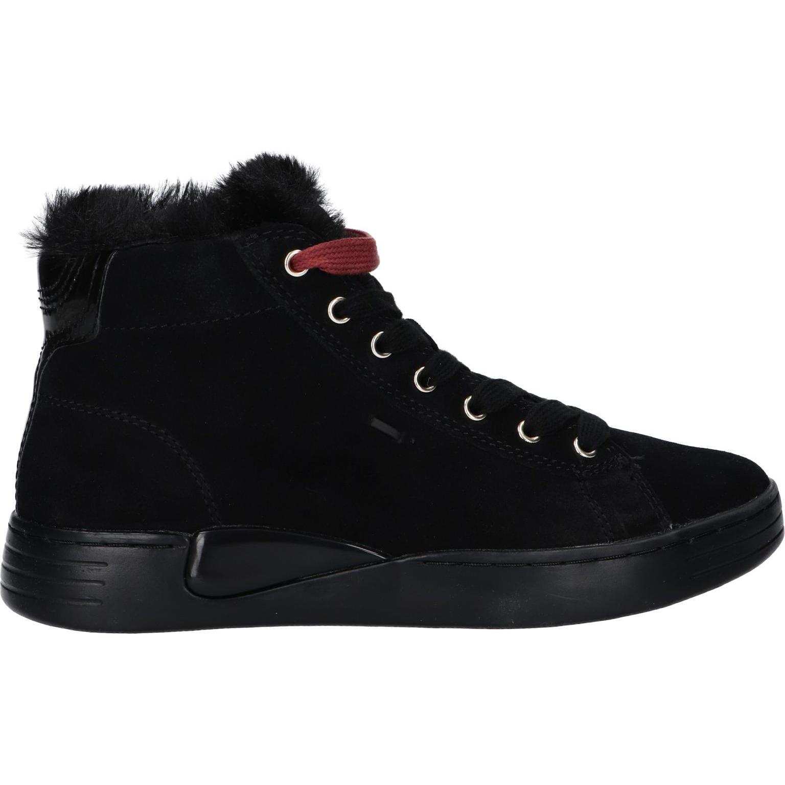 Women's and girls' sneakers geox d2624a 02202 d lauressa c9999 black