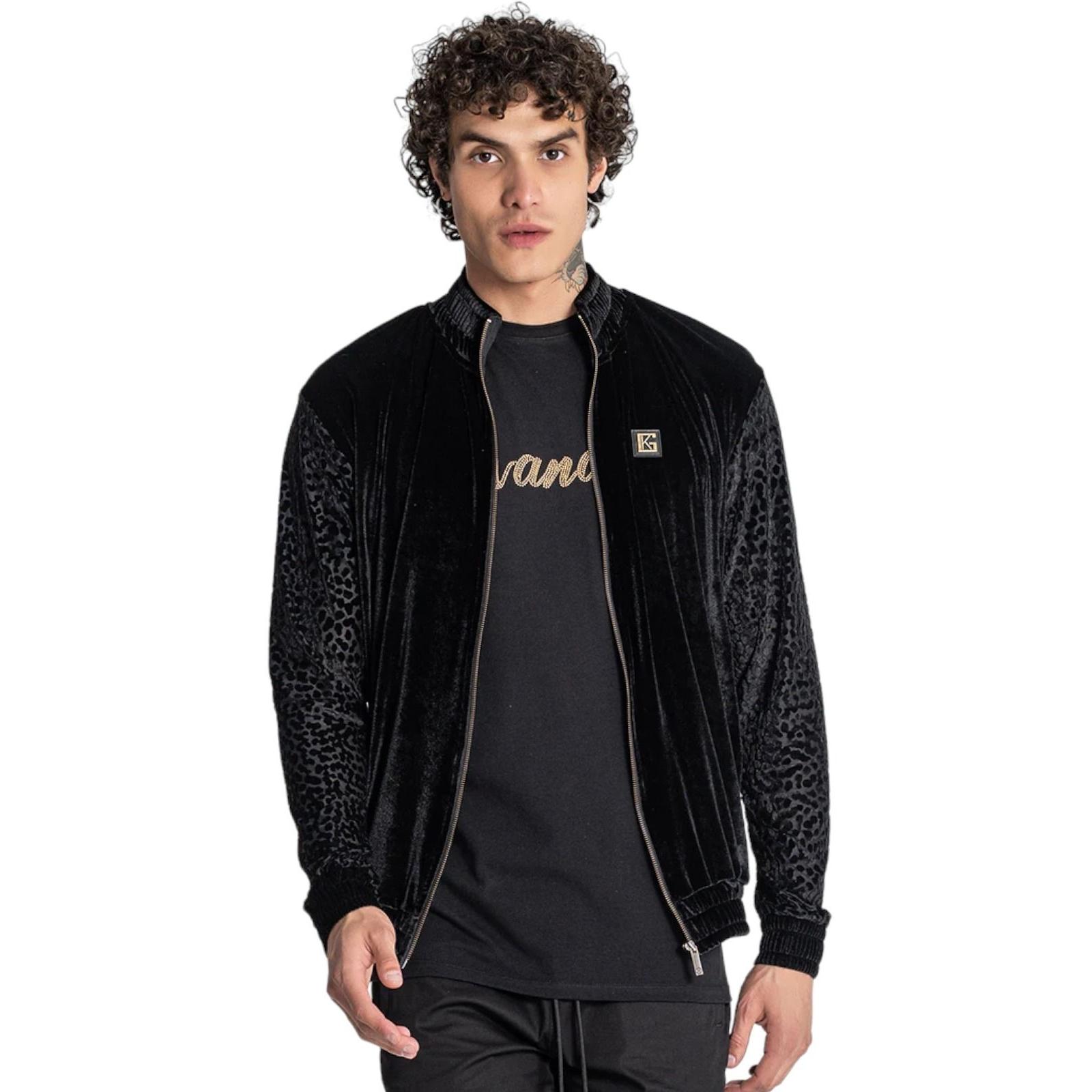 Chaqueta Gianni Kavanagh Lavish Negro Fiesta Regular Caucho