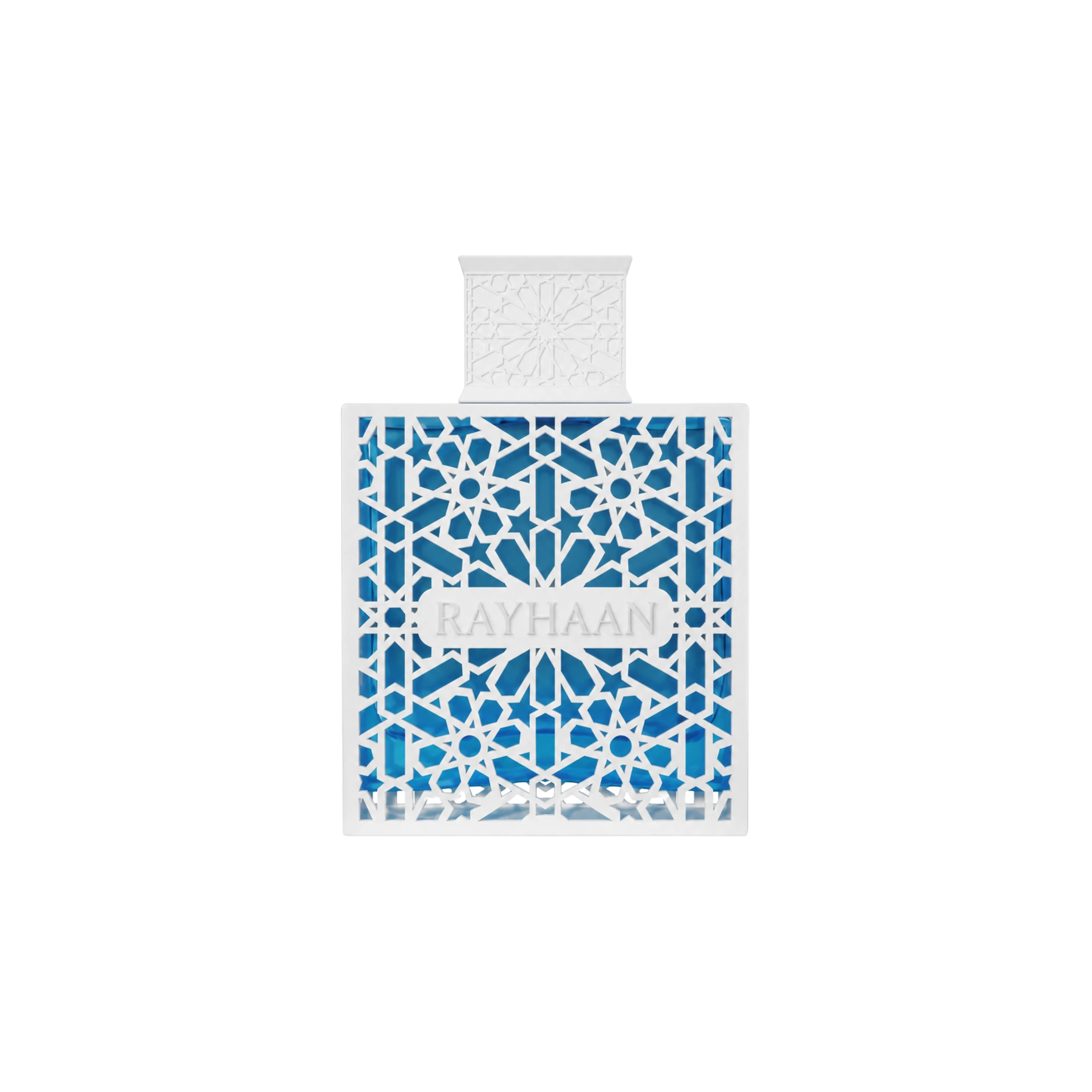 Rayhaan - Azul Eau de Parfum 100 ml - con notas cítricas, especiadas y amaderadas para uso diario y ocasiones formales
