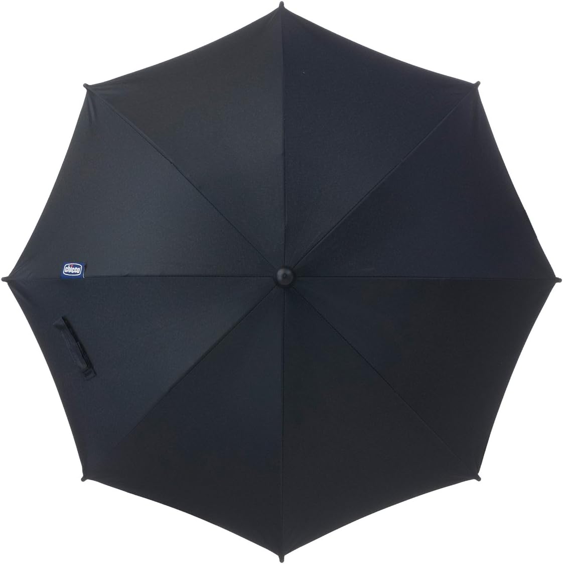 CHICCO - Sombrilla para silla de paseo de bebé - Color NEGRO - Universal - Protección solar UV50+ - Fácil de montar - Parasol silla paseo - Incluye brazo articulado