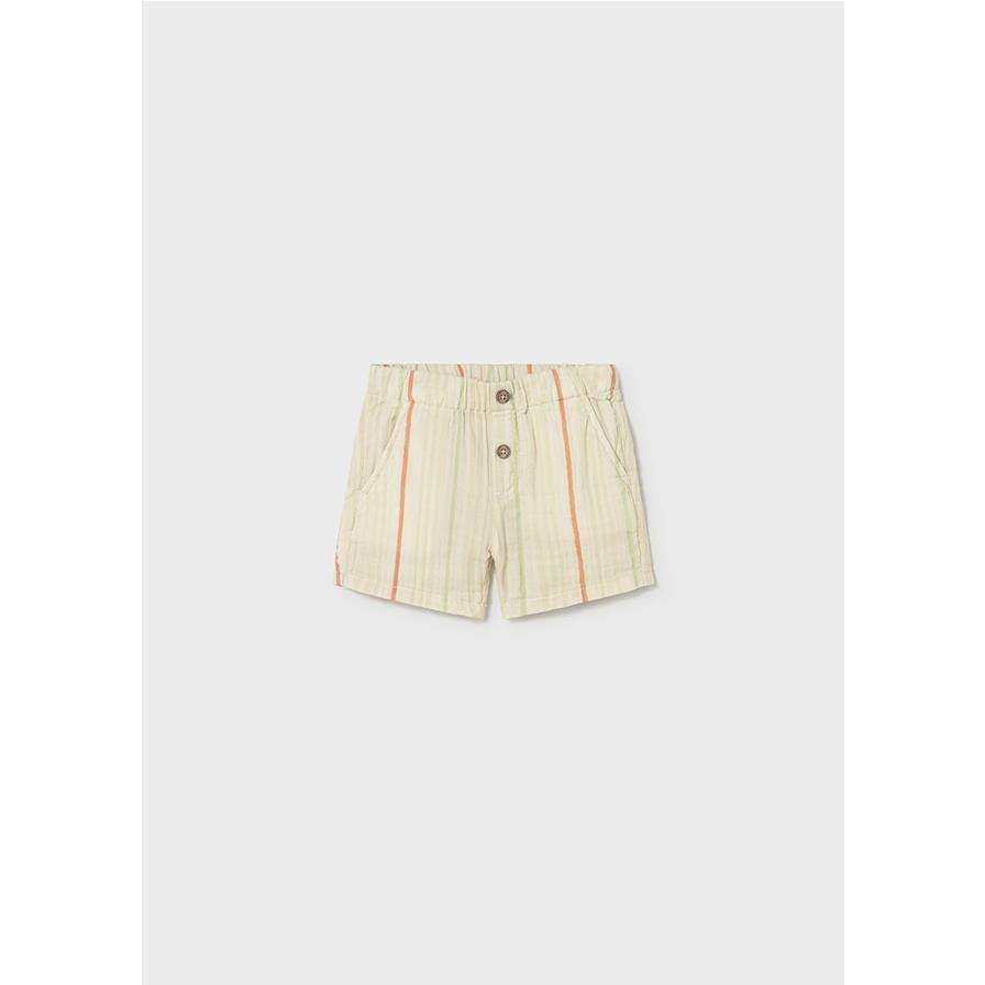 Mayoral - Shorts Bermudas Bambula de corte cómodo para niños color multicolor ropa infantil