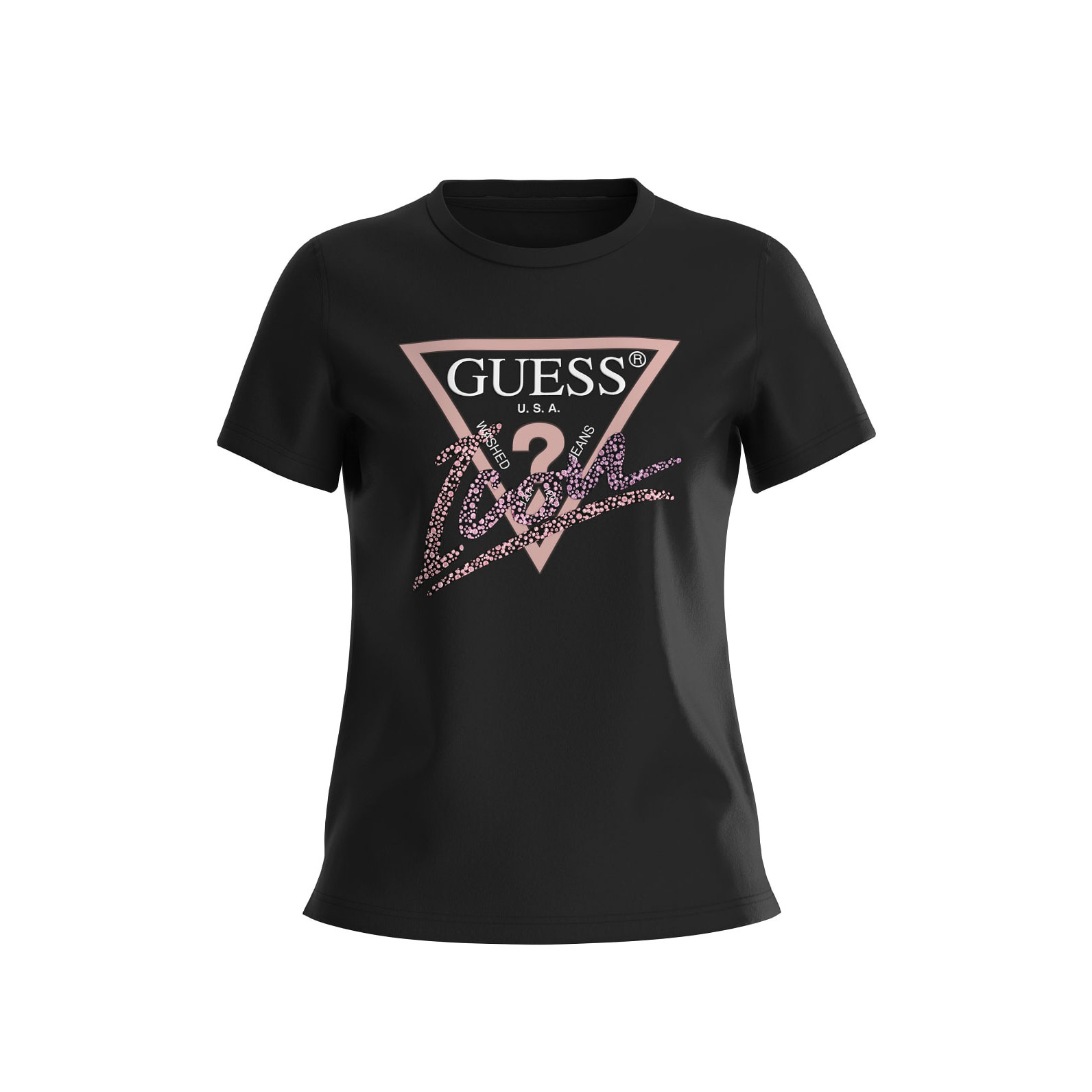 Guess Camiseta Negra W4GI20 I3Z14-JBLK , para Mujer