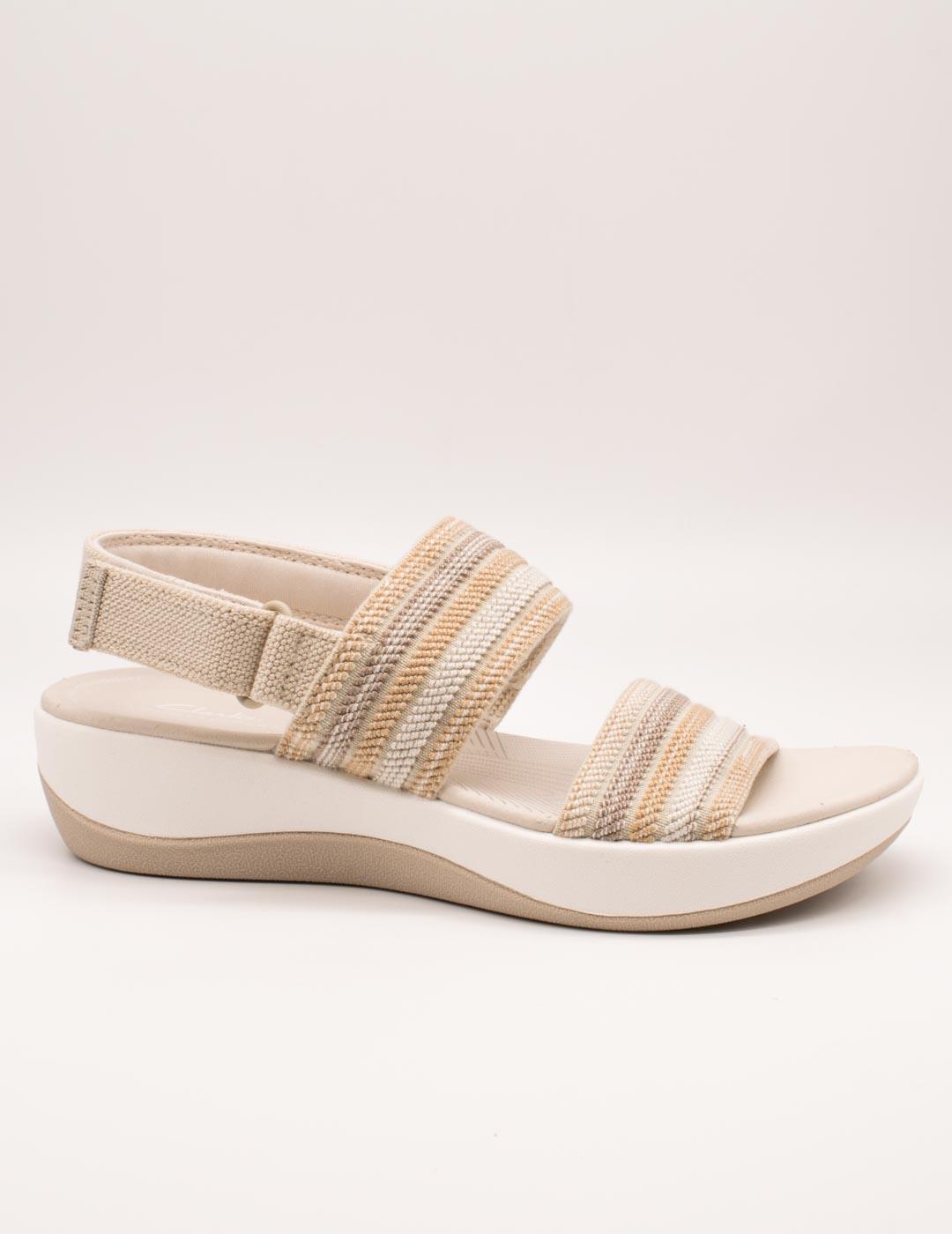 Sandalia Clarks 26177183 Arla Stroll Beige Combi