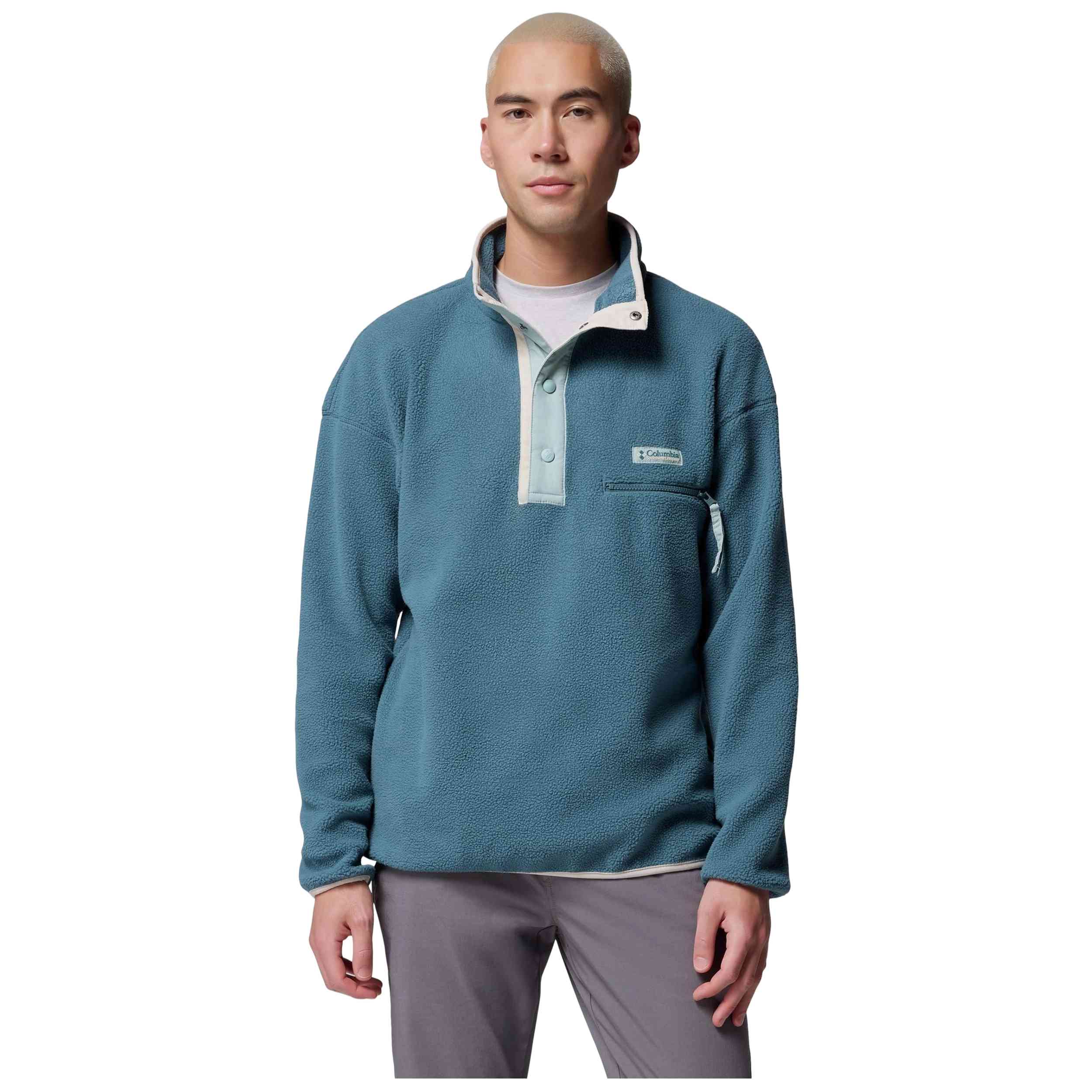 Sudadera Columbia modelo Forro polar Columbia Helvetia II Half Snap azul indigo para Hombre en color Azul