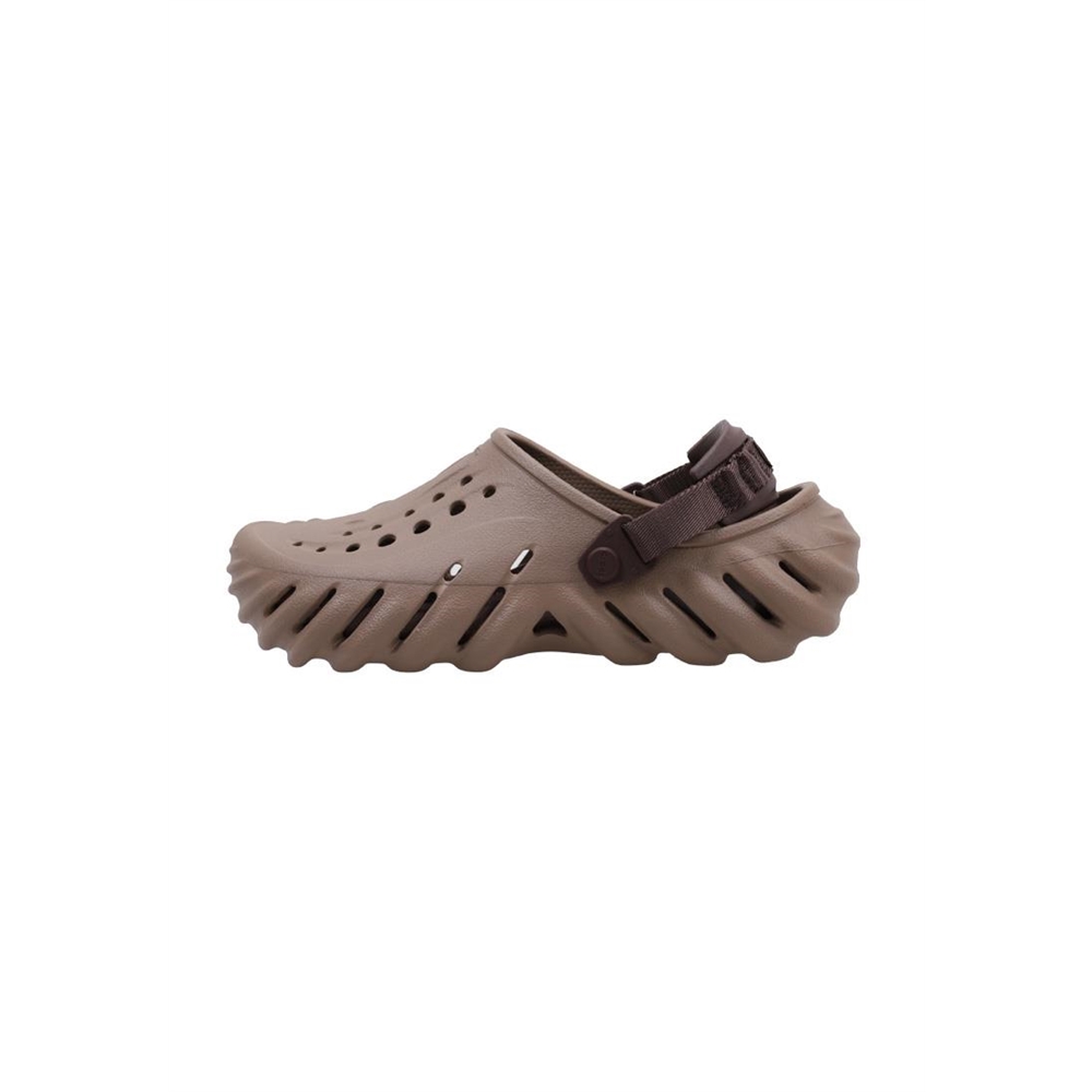 Crocs ECHO CLOG Zuecos De Plataforma Hombre Beige