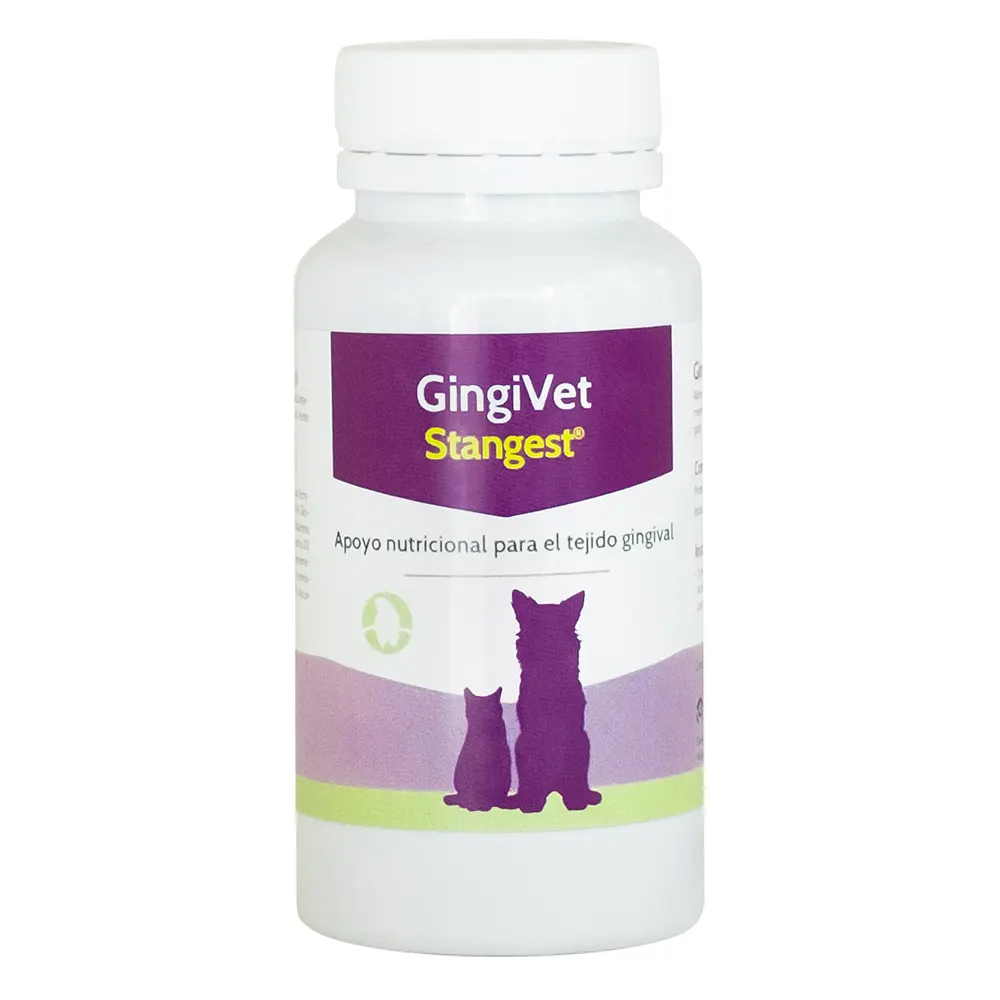 GingiVet 60 comprimidos suplemento para problemas en las encías de perros y gatos Stangest