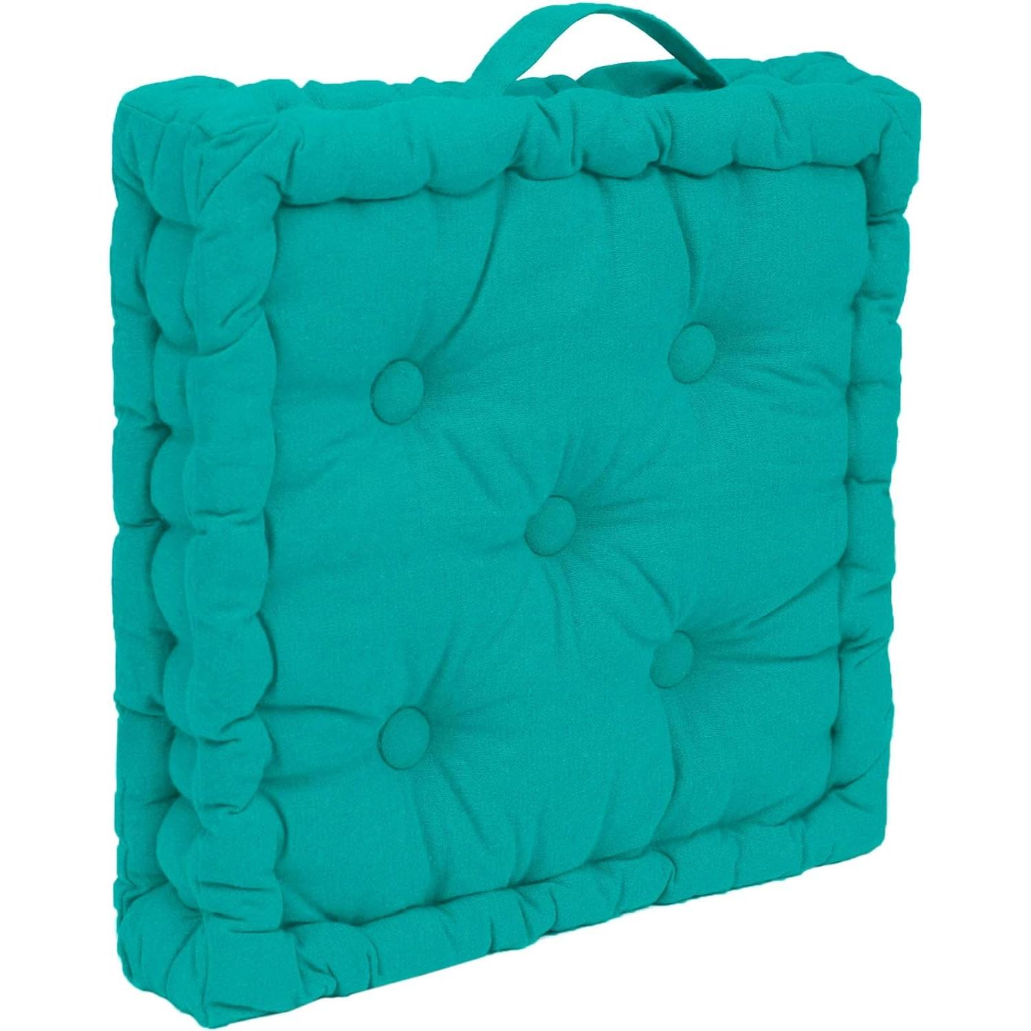 Maxia Market - Cojin Para Silla Asiento Cuadrado Grande estampada o liso Varios Colores (38 x 38 x 7 cm) Para Asiento de 40x 40 cm, Hogar y Jardín Textil de hogar Fundas Nórdicas