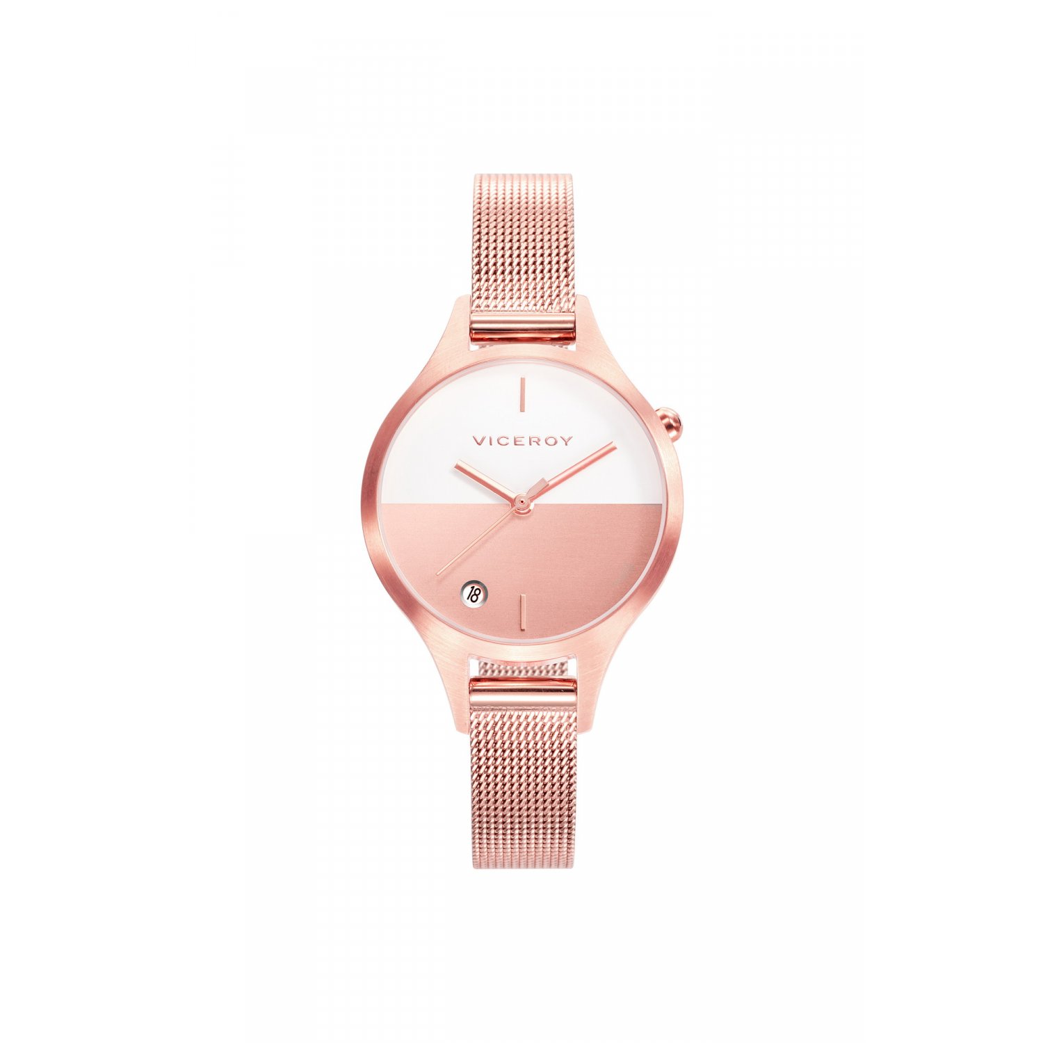 Reloj Viceroy 42328-97 Air mujer blanco acero rosado