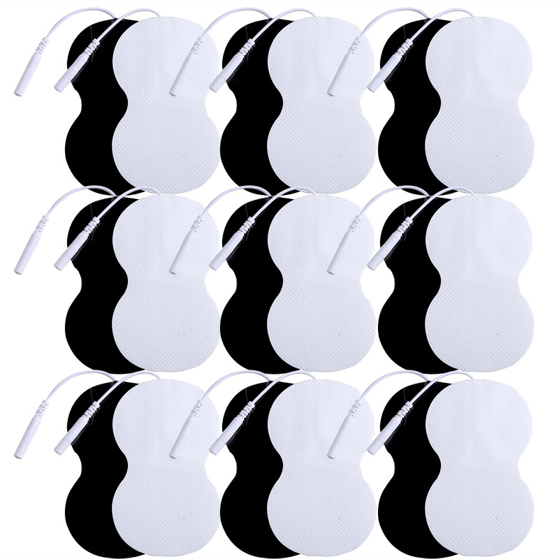 TK Parches De Estimulación Electrostática Para EMS Estimulador Muscular Electrodo Pads De Tens Reemplazo De Pegatinas De Gel Conductivo Masajeador Eléctrico