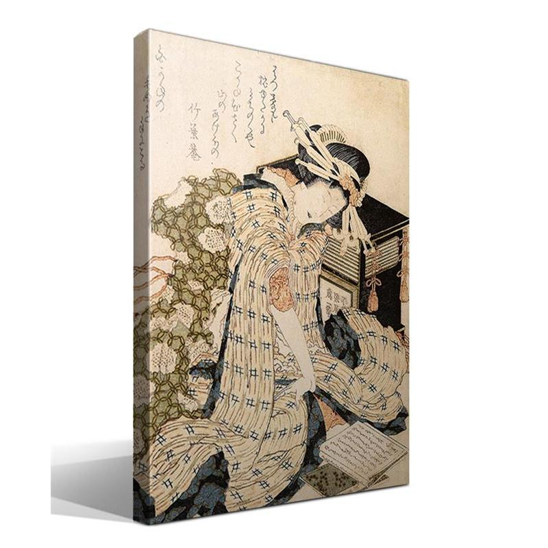 Cuadro Canvas Katsushika Hokusai Dormida - Alta Calidad