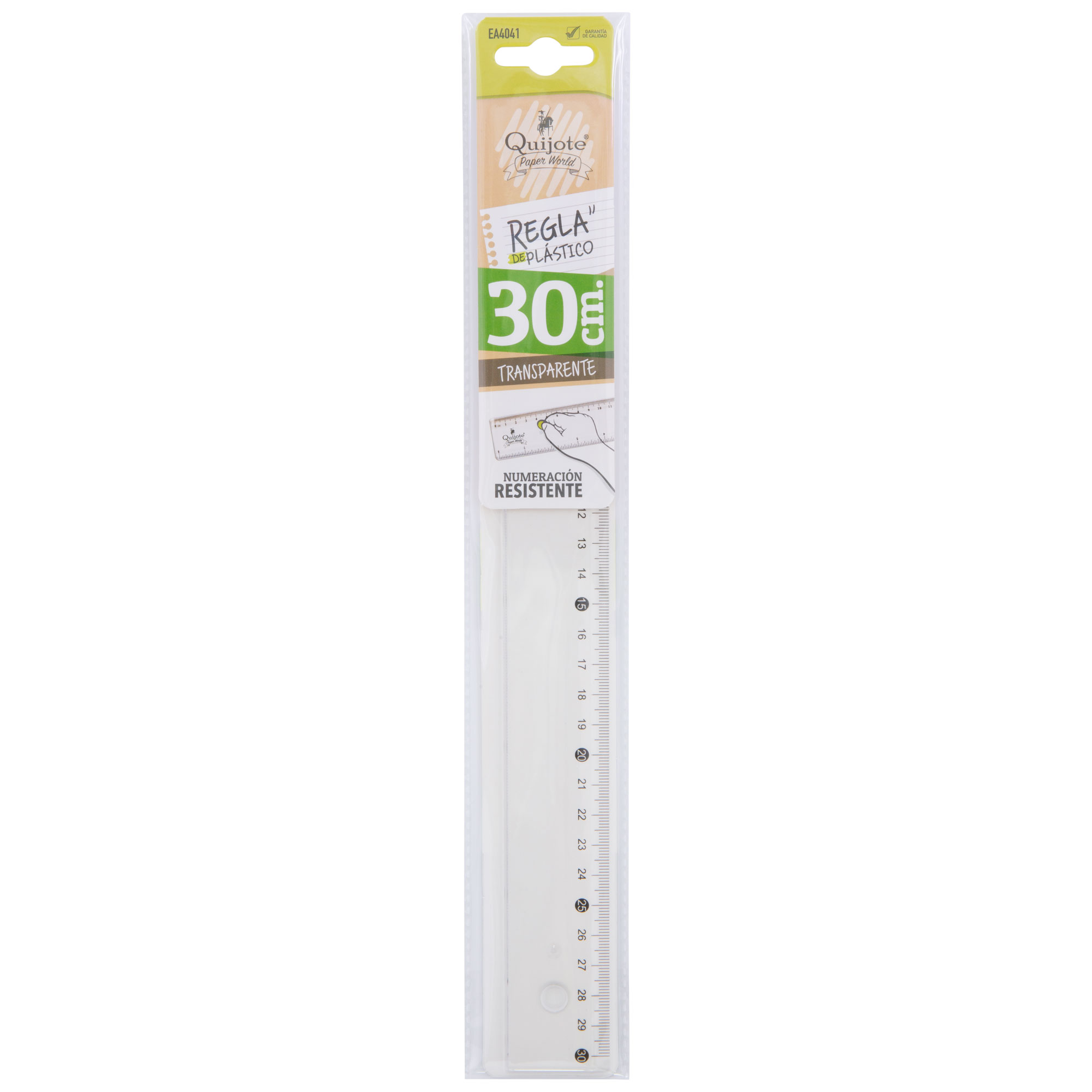 Quijote Paper World - REGLAS TRANSPARENTES 50 Cm