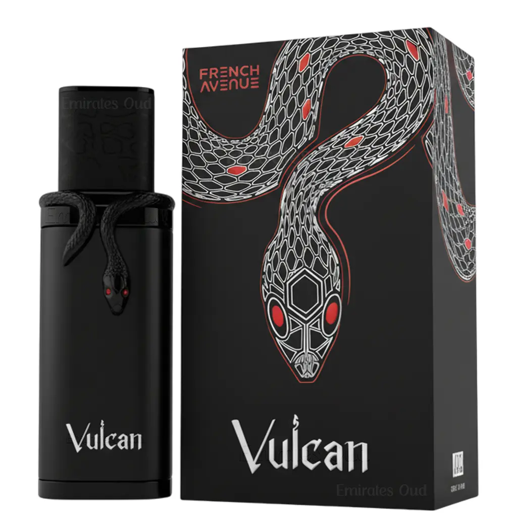 Vulcan Feu Black 100 ml Eau de Parfum de French avenue – Perfume Masculino Intenso, Amaderado y Seductor