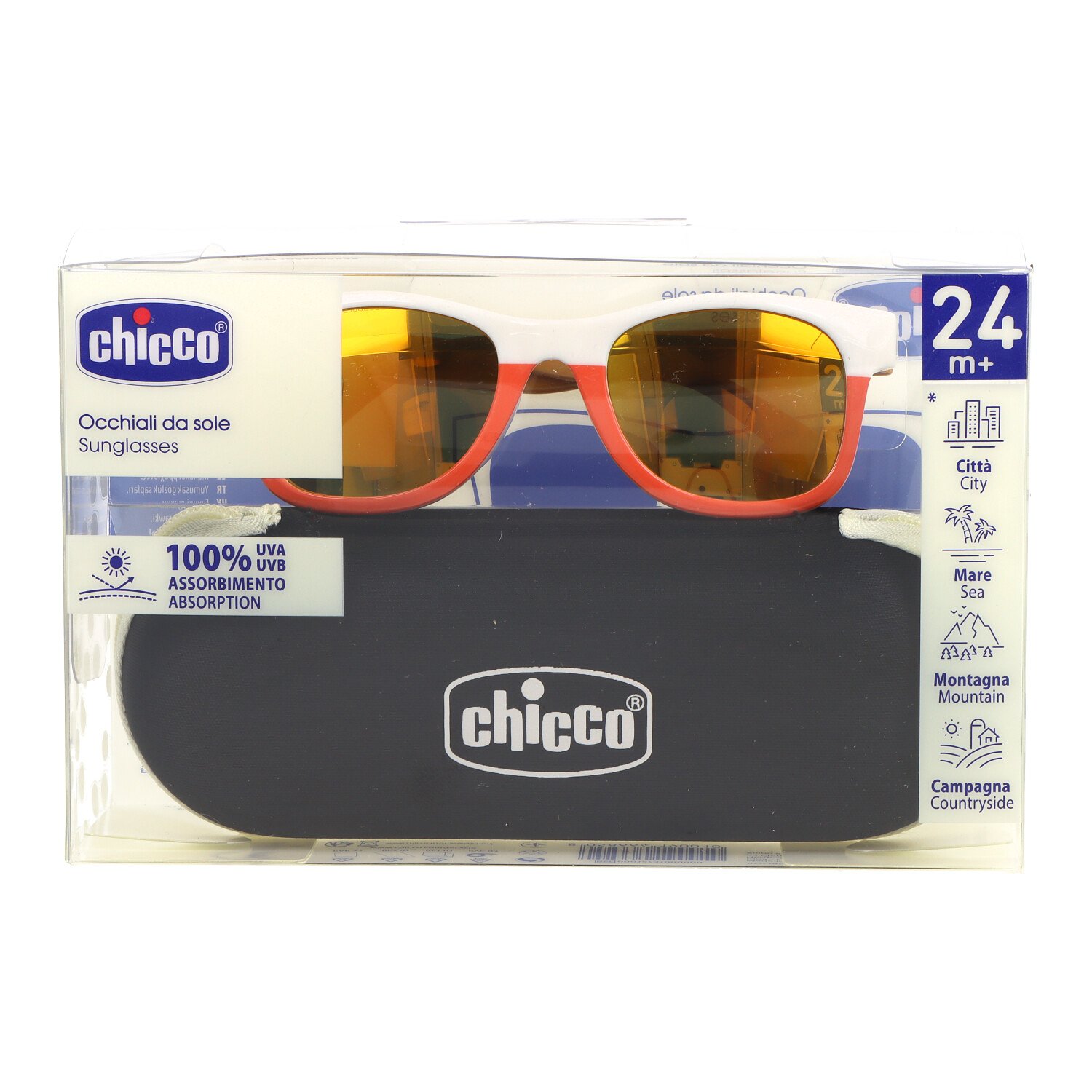 Chicco Gafas de Sol Red Mirror +24m
