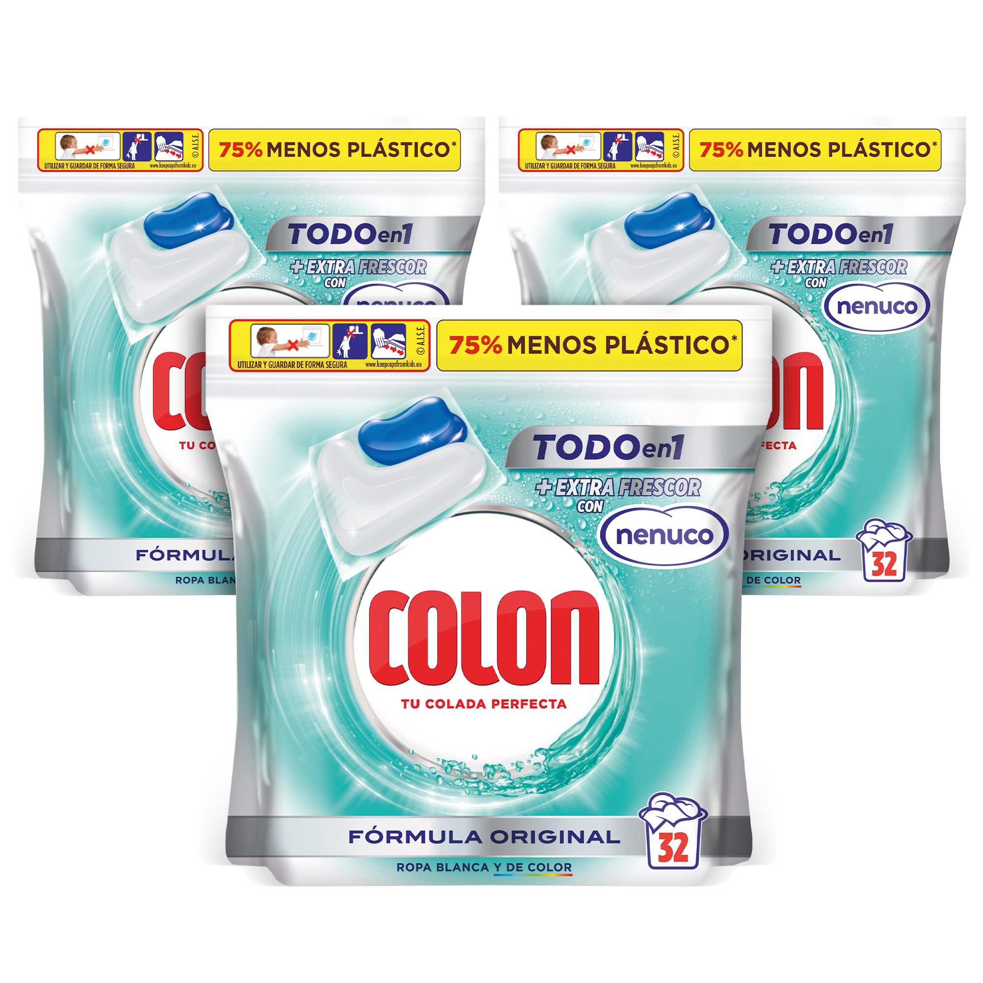 Colon Nenuco Detergente para la lavadora - 96 cápsulas