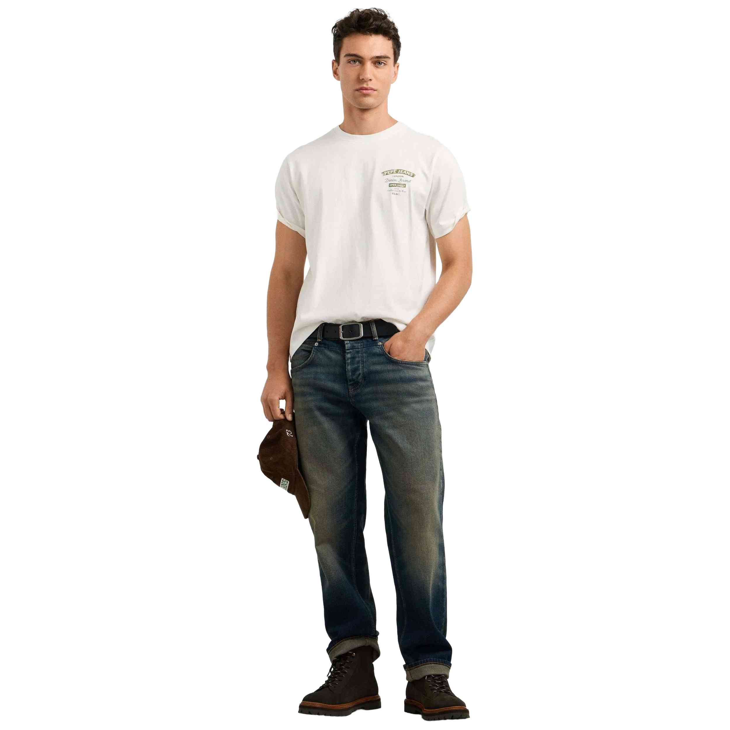 Camiseta De Manga Corta Pepe Jeans modelo PM5010497-803 para Hombre en color Blanco