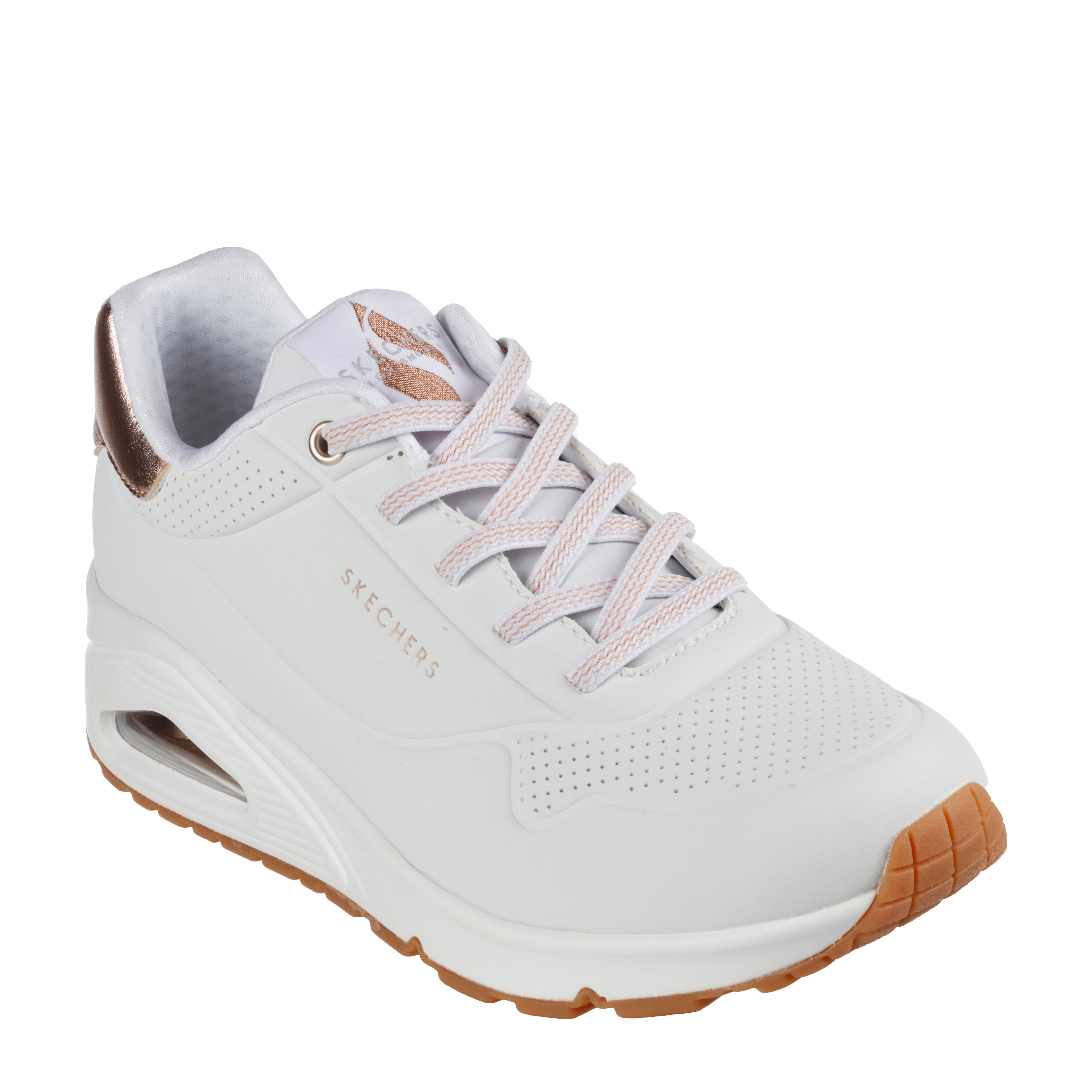 Skechers UNO - Shimmer Away en Blanca, talla 39
