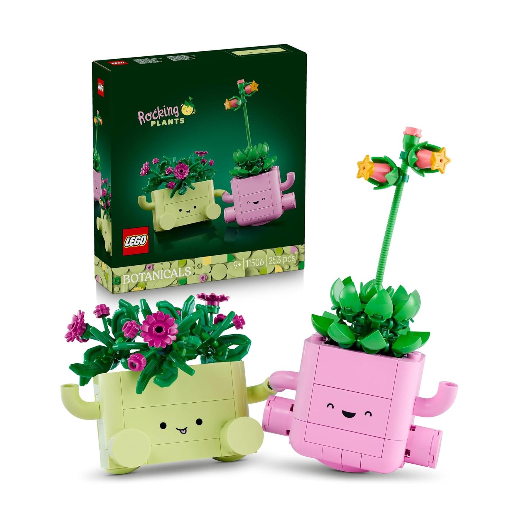 LEGO Botanicals Plantas Bailarinas - Set con 2 Flores Artificiales y Macetas 9+ Años LEGO 11506