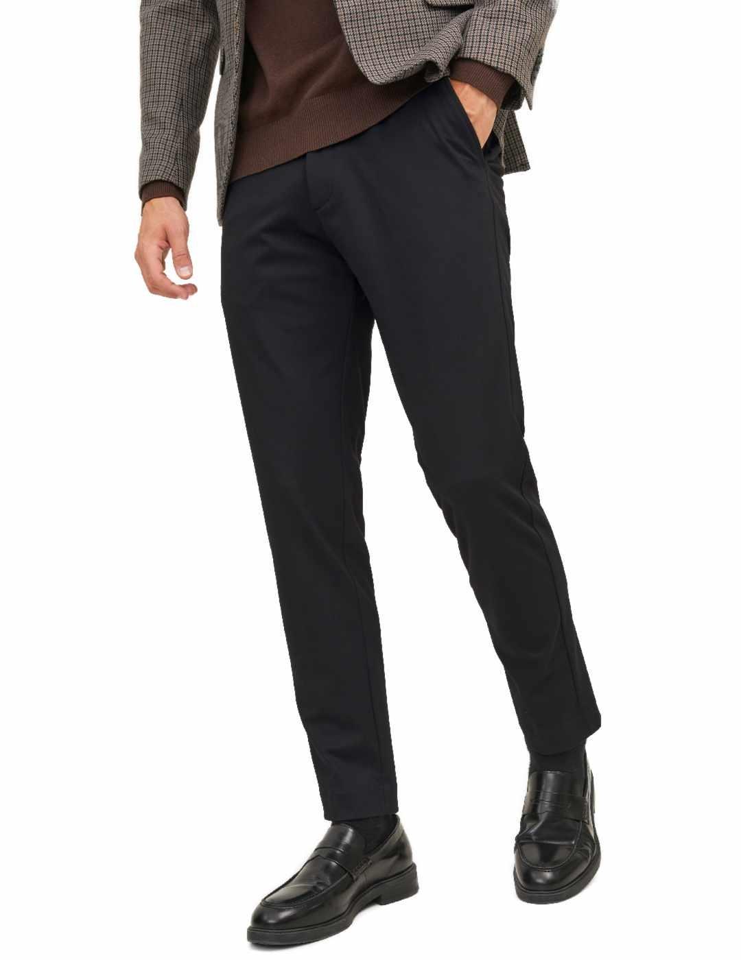 Pantalón chino Jack&Jones Marco negro slim para hombre