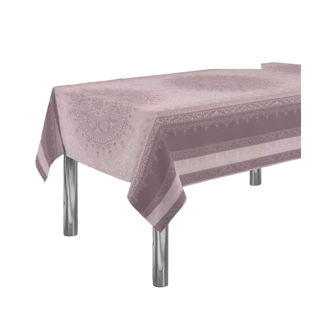 ARTEMANTEL Mantel Antimanchas ARABESQUE ROSA de Poliéster para Mesa Rectangular o Redondo - Elegancia y Practicidad