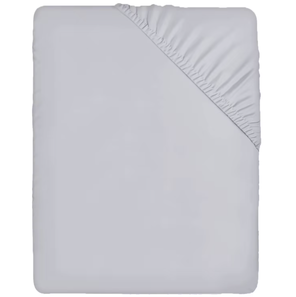 Sábana bajera profunda ajustable con elasticidad total, tejido de 144 hilos 50% algodón 50% poliéster, transpirable y suave para descanso reparador - perfecta para cama de 135 o 150 cm