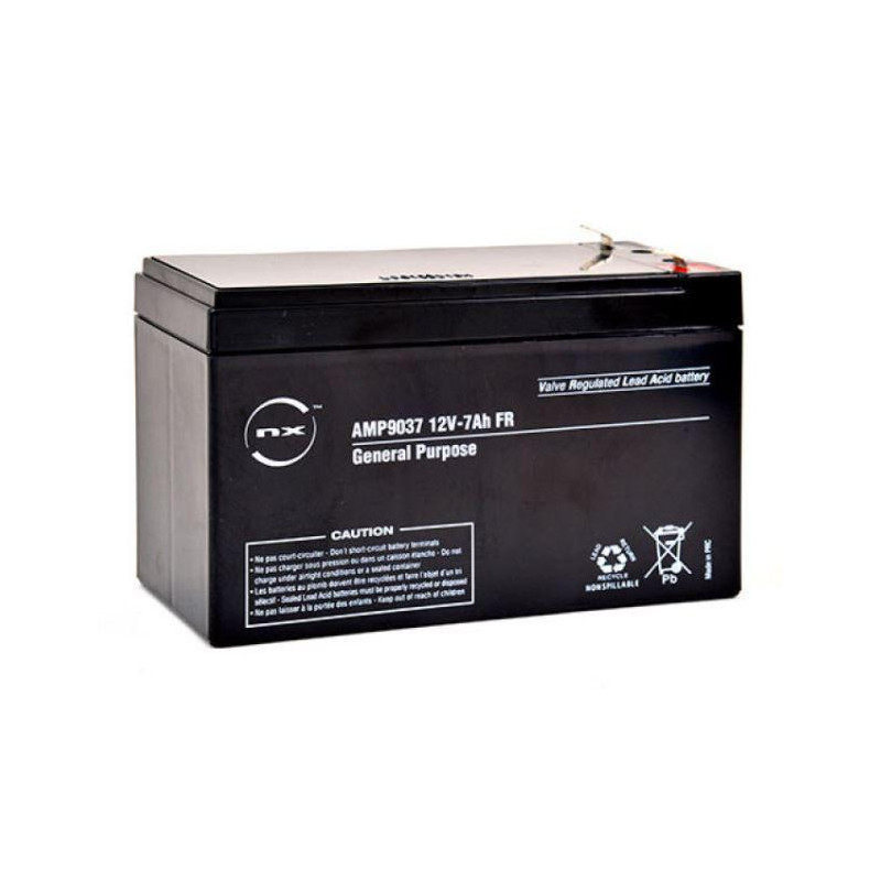 Batería plomo NX 7-12 FR 12V 7Ah