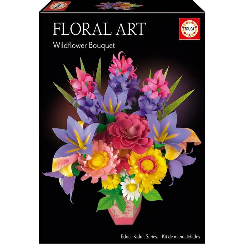 Educa Borrás – Puzzle 3D Ramo Silvestre Floral Art Educa.