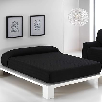 Energy Colors Textil-Hogar Colcha Multiusos Liso Diamante Sofá Cama Algodón Poliéster