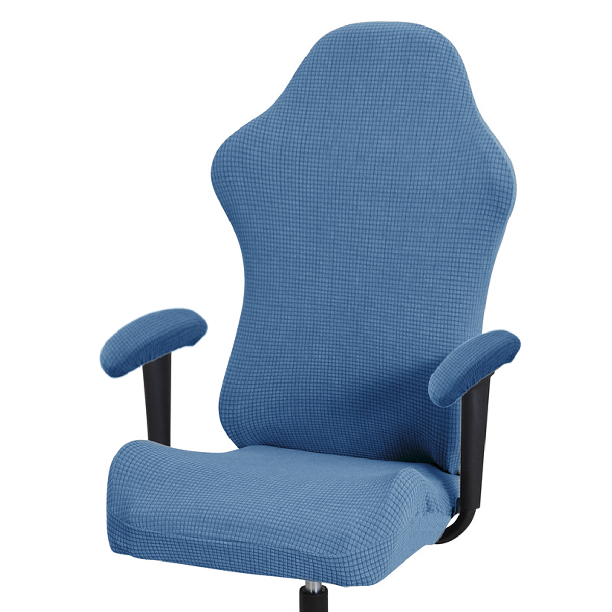 TK Funda De Silla De Juego De Oficina Y Computadora Gruesa Tela Jacquard Protector De Silla De Carreras Con Funda De Apoyabrazos Estirable Y Transpirable