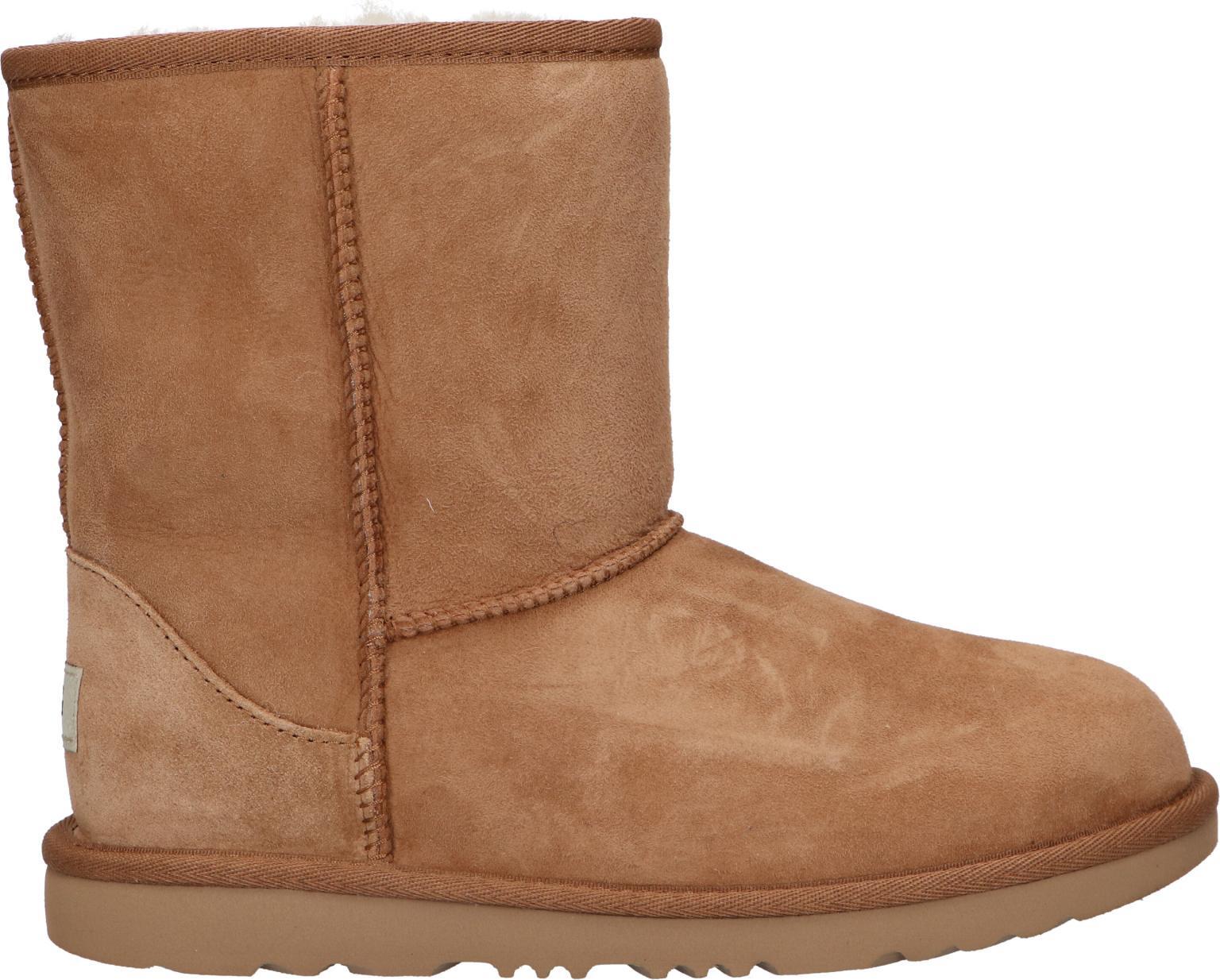 UGG 1017703K CLASSIC II 6 CHESTNUT Women's and Kids' Boots, cushioned insole and non-slip sole for comfort and safety, ideal girl's winter boots in classic chestnut color for autumn/winter 24.