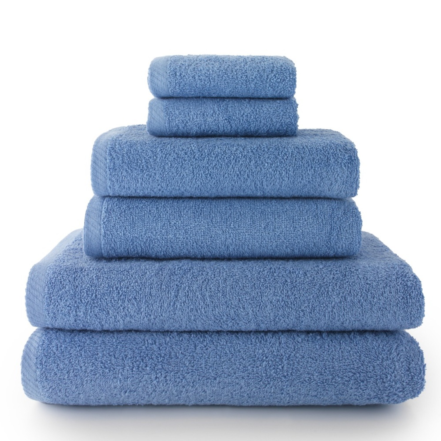 Set 6 Toallas piezas: 2 bidet + 2 manos + 2 baño color lavanda, El mejor textil hogar para tu casa Fijalo