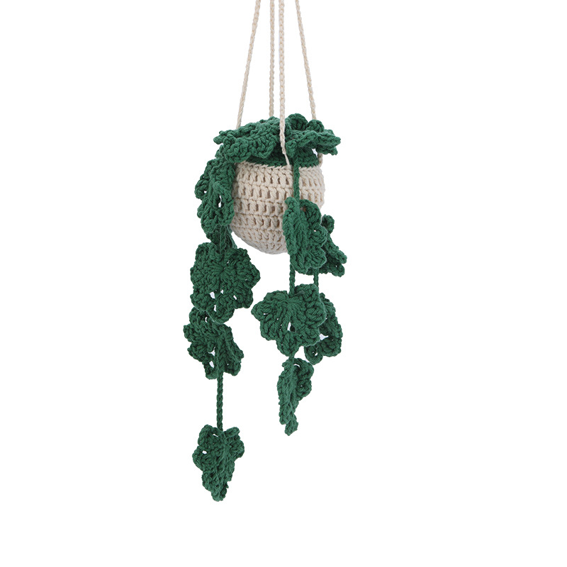 Macrame Plant Hanger Kit for Beginners, DIY Hanging Basket Planter with English Instructions, Cotton Rope for Home Decor
