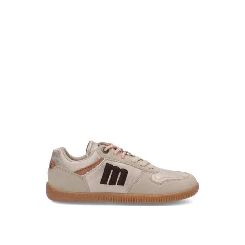 Zapatillas Respetuoso/barefoot Mustang - Mujer - Suela Plana - Modelo 60840 - Color Arena