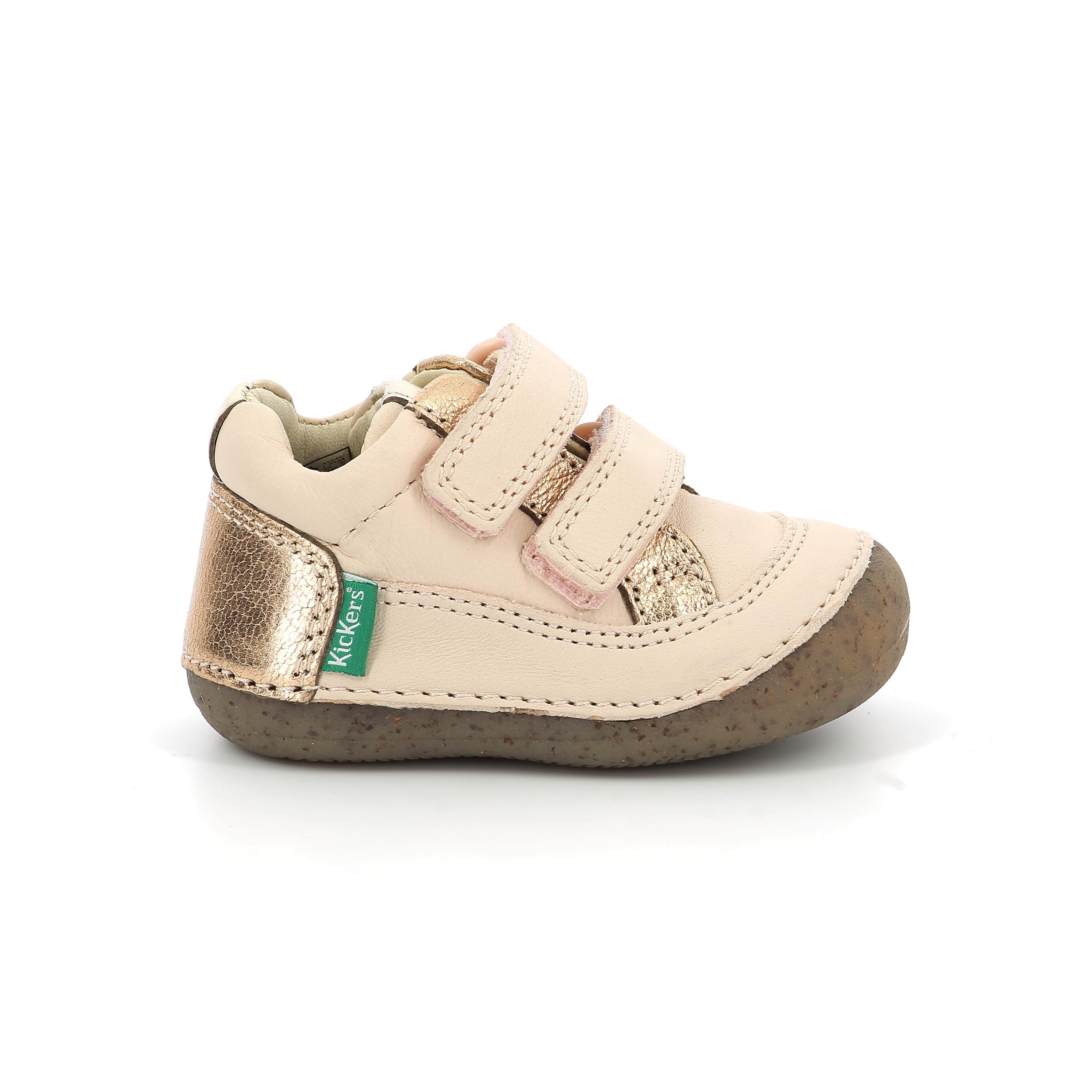 Zapatos respetuosos Kickers Sostankro rosa y metalizado - Kickers - SOSTANKRO ROSE CLAIR METAL