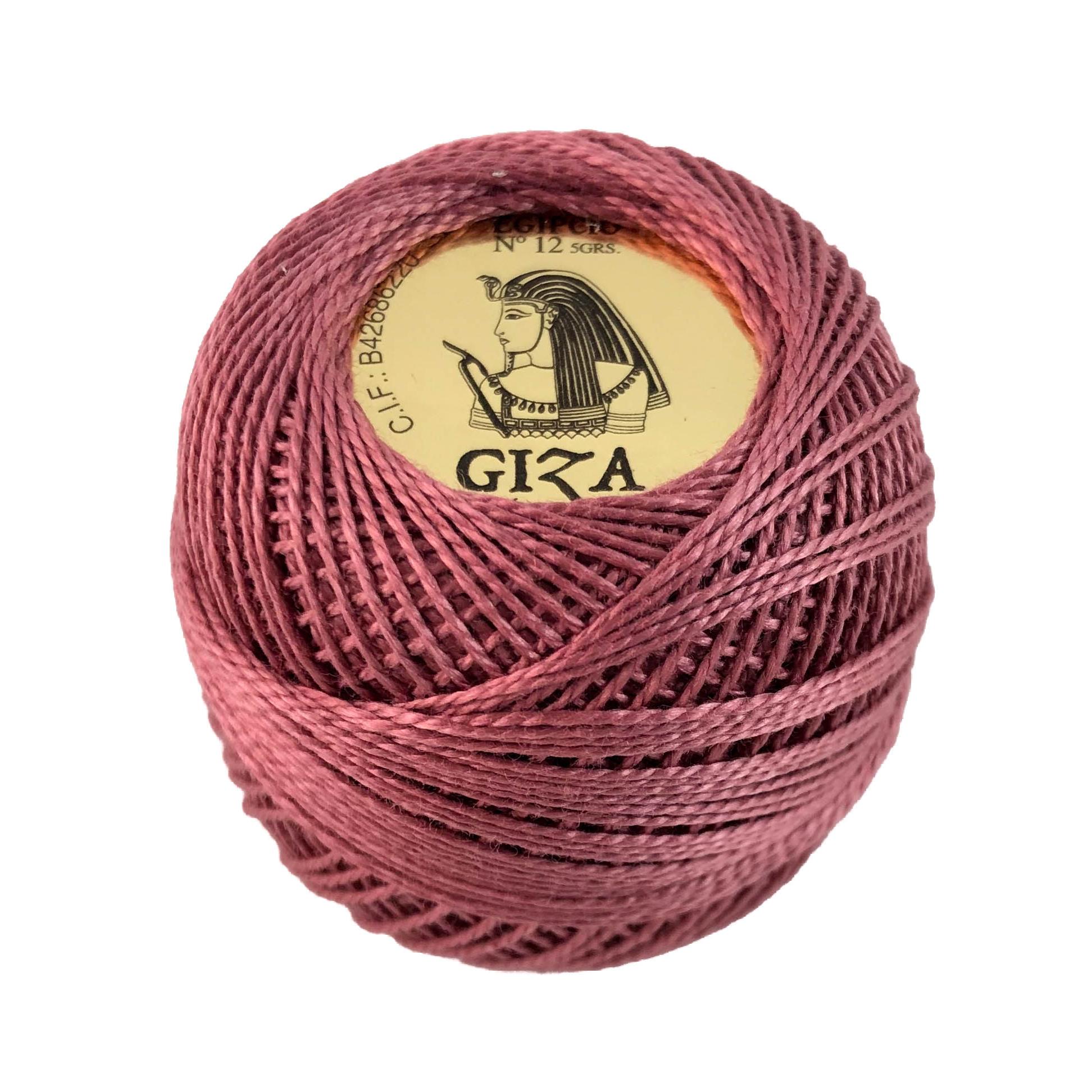 Ovillo de Algodón 100% Giza 5gr Nº12 - Blanco, Crudo y Colores Sólidos