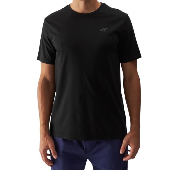 Camiseta hombre 4F 4FWMM00TTSHM1843 negro