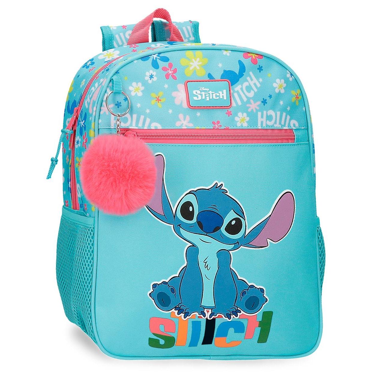 Disney Aloha Stitch Mochila escolar de 27 cm x 33 cm x 11 cm