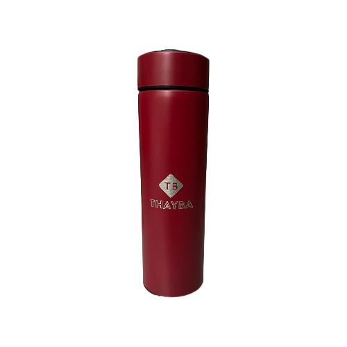 Termo de acero inoxidable:Taza de Viaje,Termo Taza 500ML Travel Mug,Botella de agua inteligente deportiva con pantalla LED de temperatura,Termo termo para agua fría y caliente Thayba