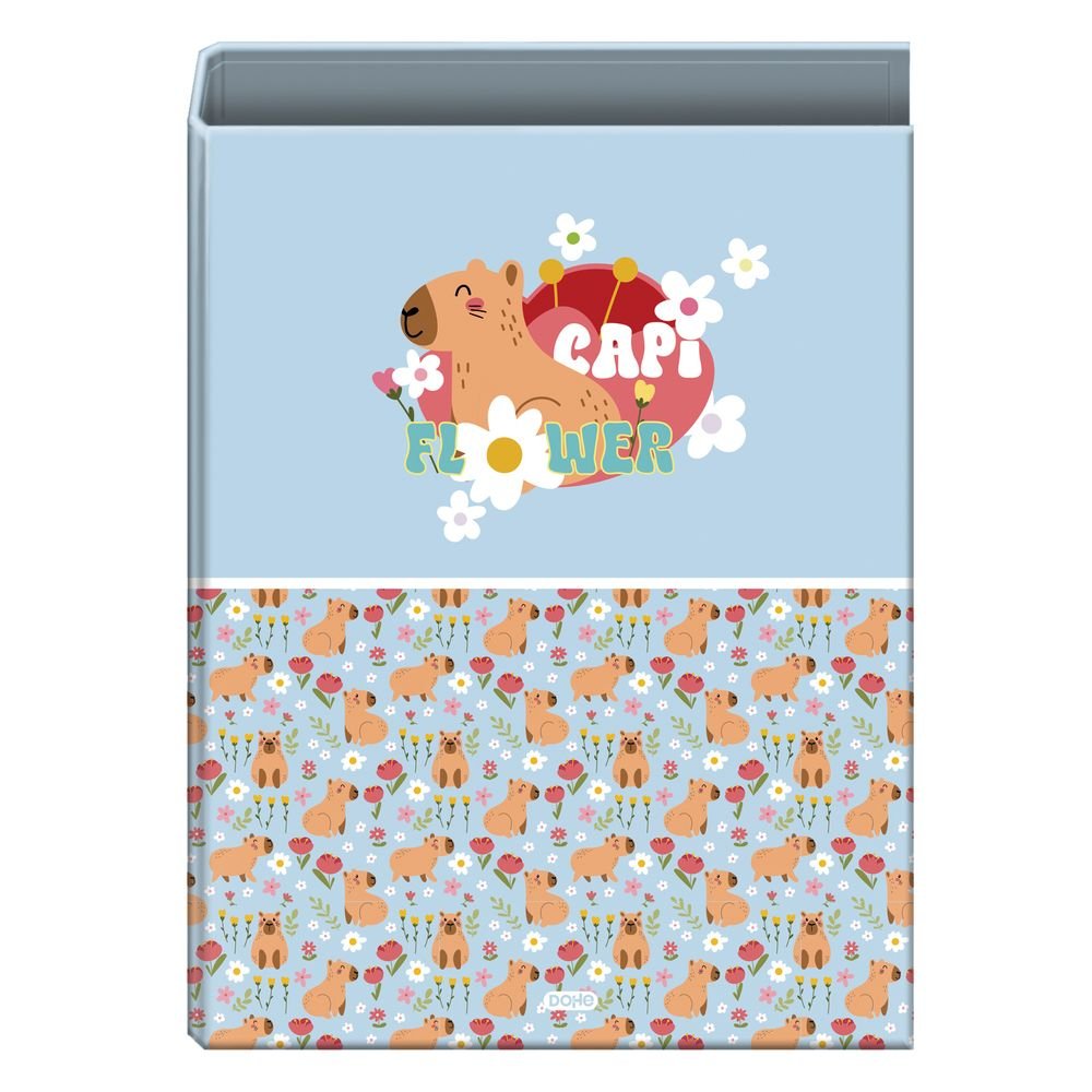 DOHE CARPETA FOLIO 4 ANILLAS 40 MM CAPI FLOWER 2026 CAPI FLOWER 26x34x6 Cms.